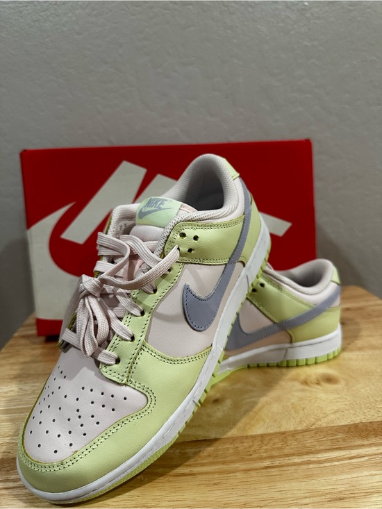 Nike Shoes - Nike Low-Top Sneakers in Pastel Green, Light Pink, and Gray
